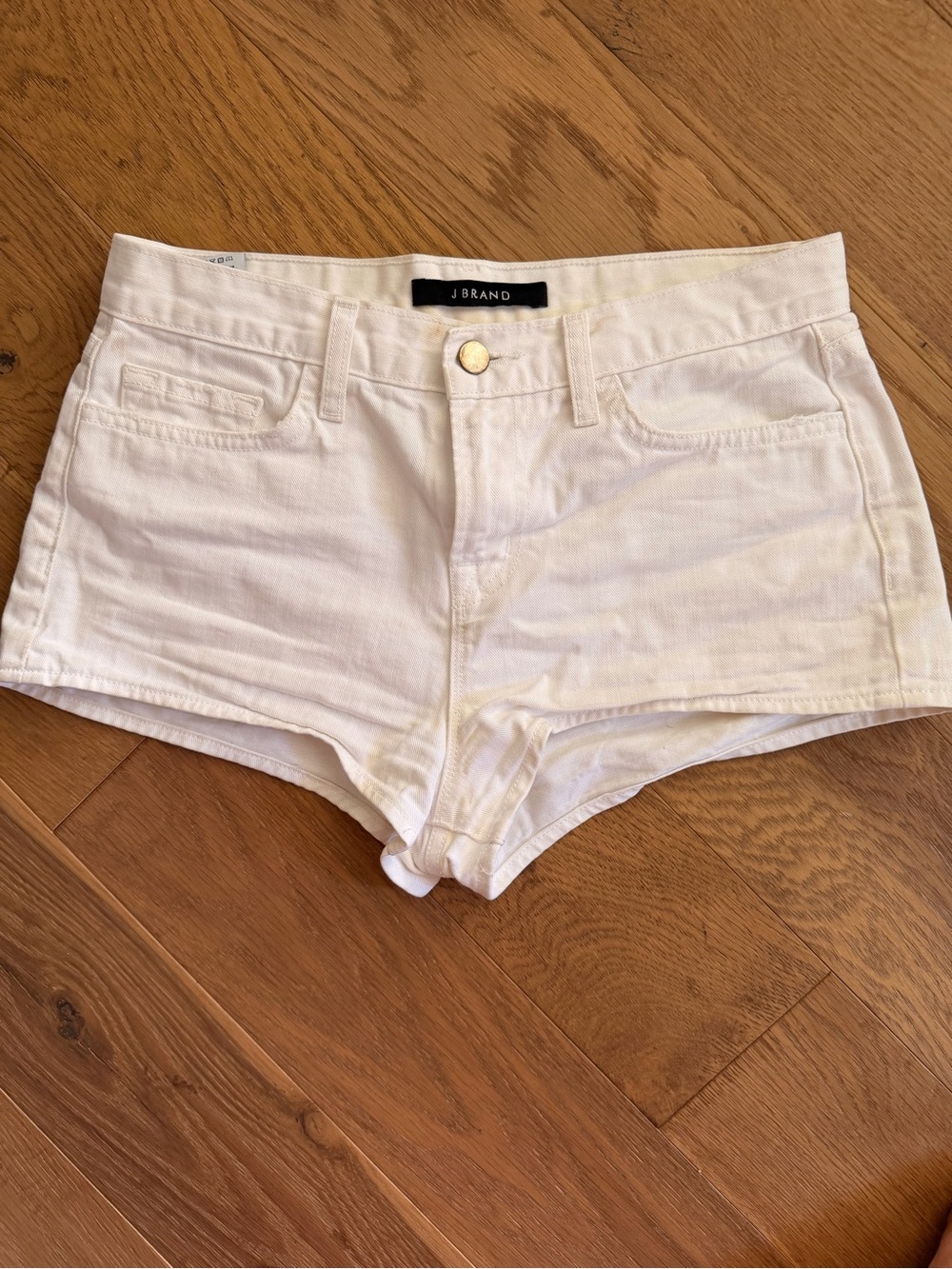 J Brand Idol White Denim Short